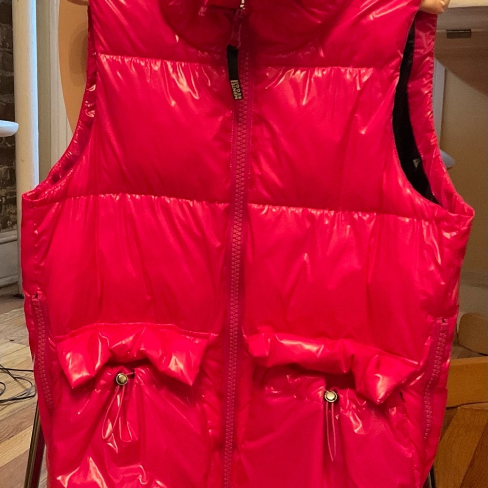 Glossy Rich Pink Italian Vest by Mon Ter Eggi size XS (6)
